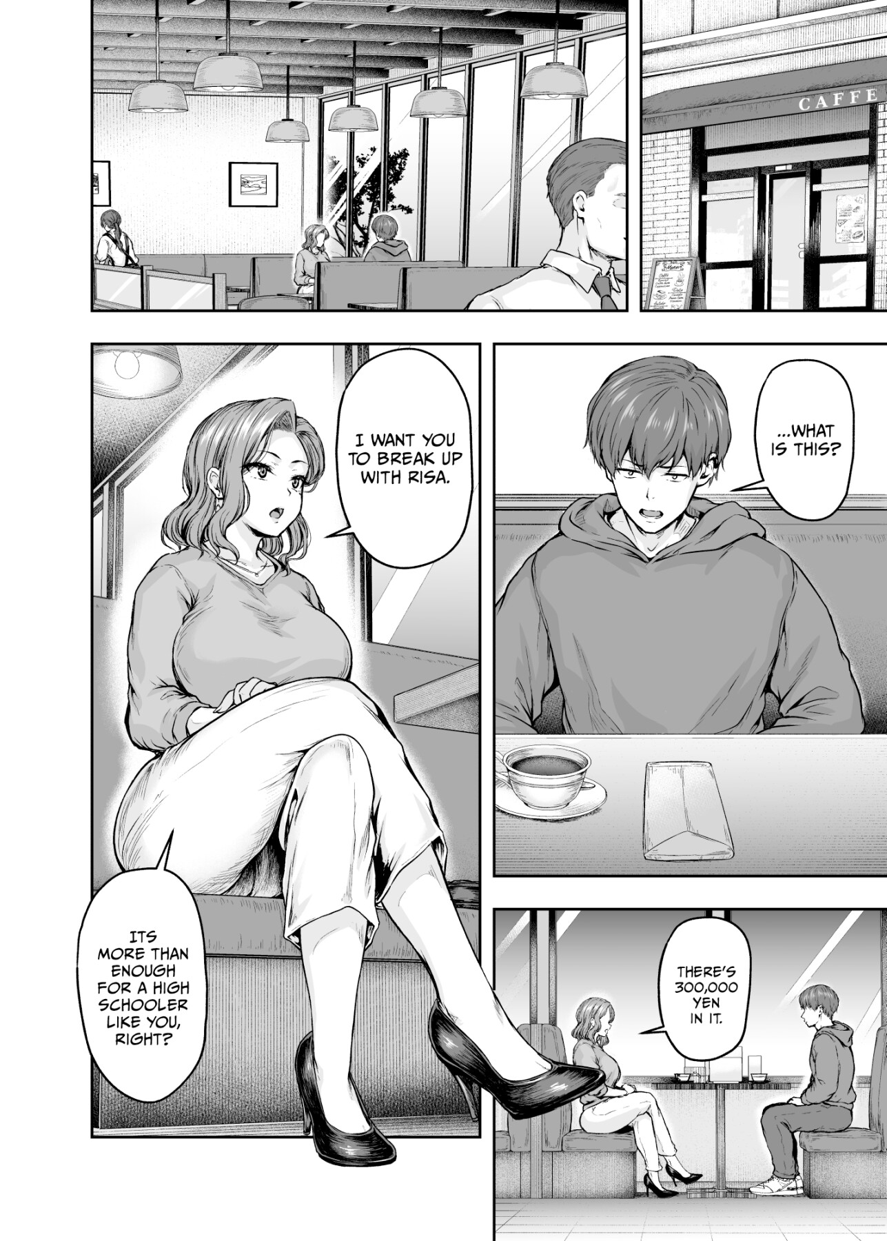 Hentai Manga Comic-Mom's obsessed with her Daughter's Boyfriend 1-Read-25